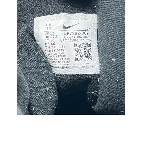 Nike Court Vision Mid Black Phantom Sneakers Mens 13 - Picture 7 of 7